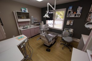 A comfortable exam room at Vitangeli Dental.