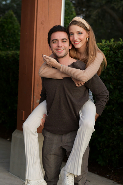 Smiling couple in Dayton, OH received expert dental care at Vitangeli Dental